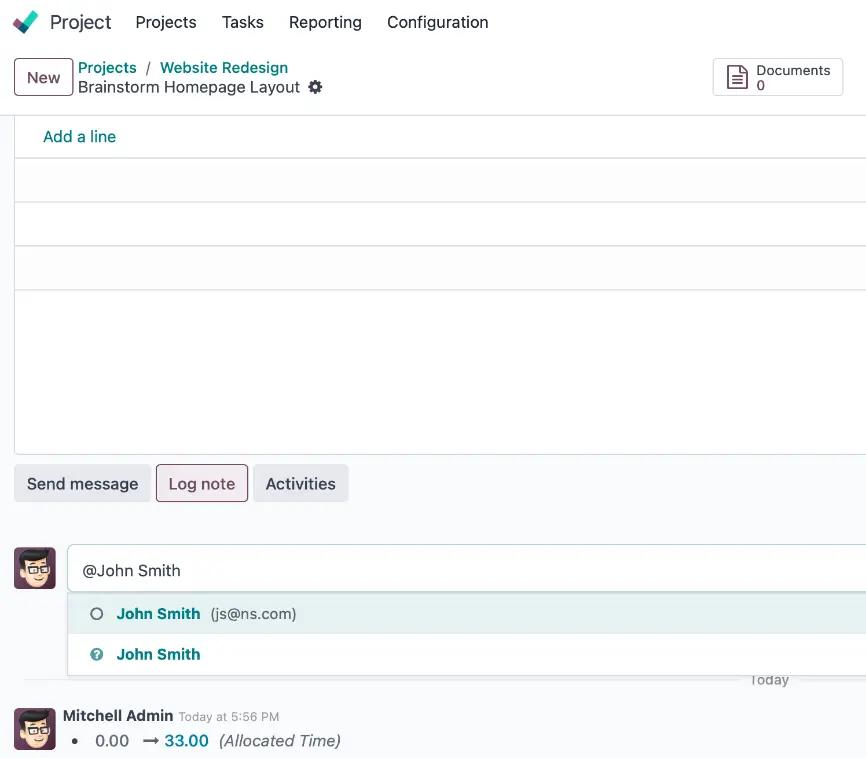 Add stakeholders to tasks so they receive updates automatically